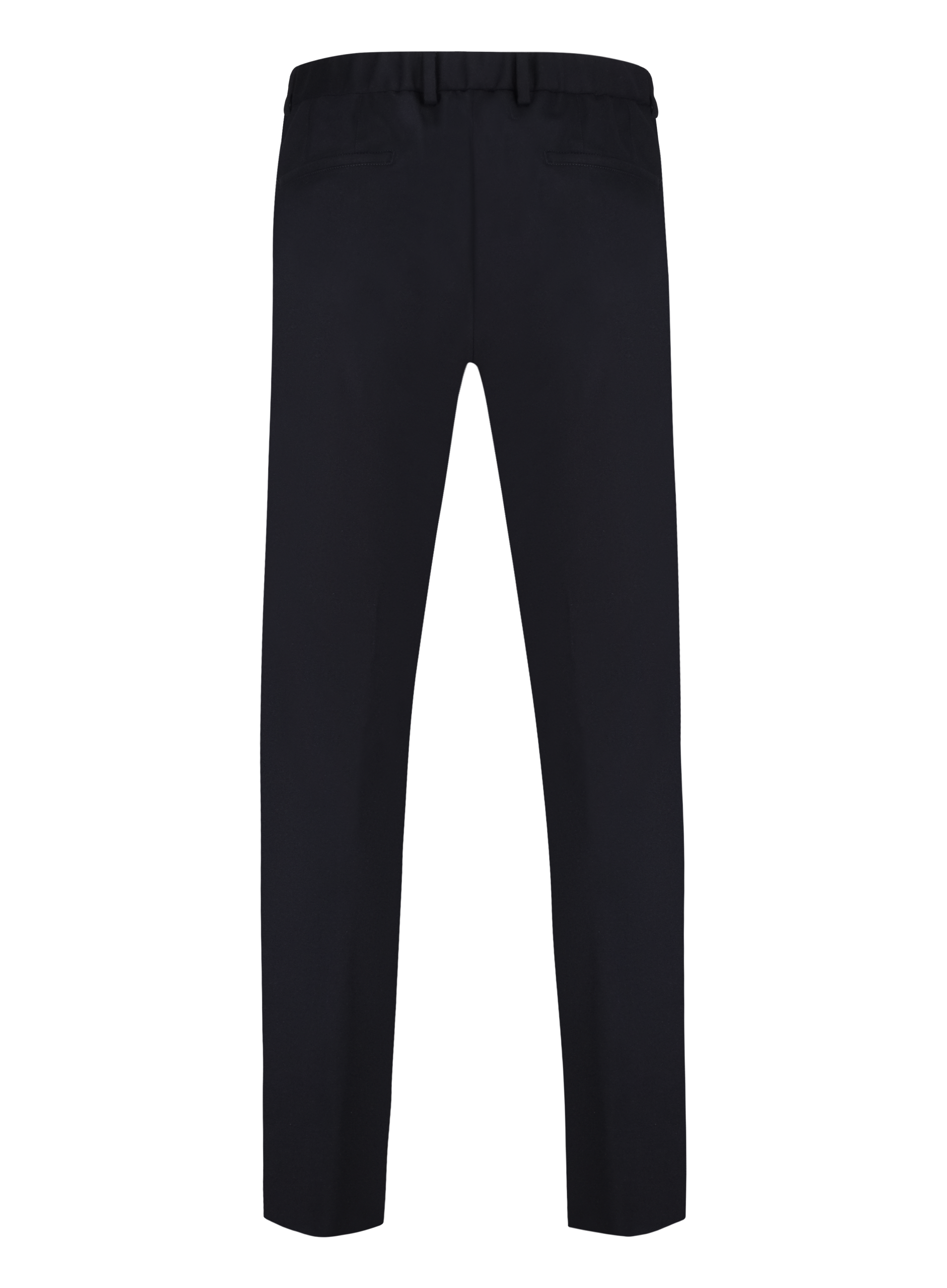 Pantalon van virgin wol en cashmere | BLUE NAVY