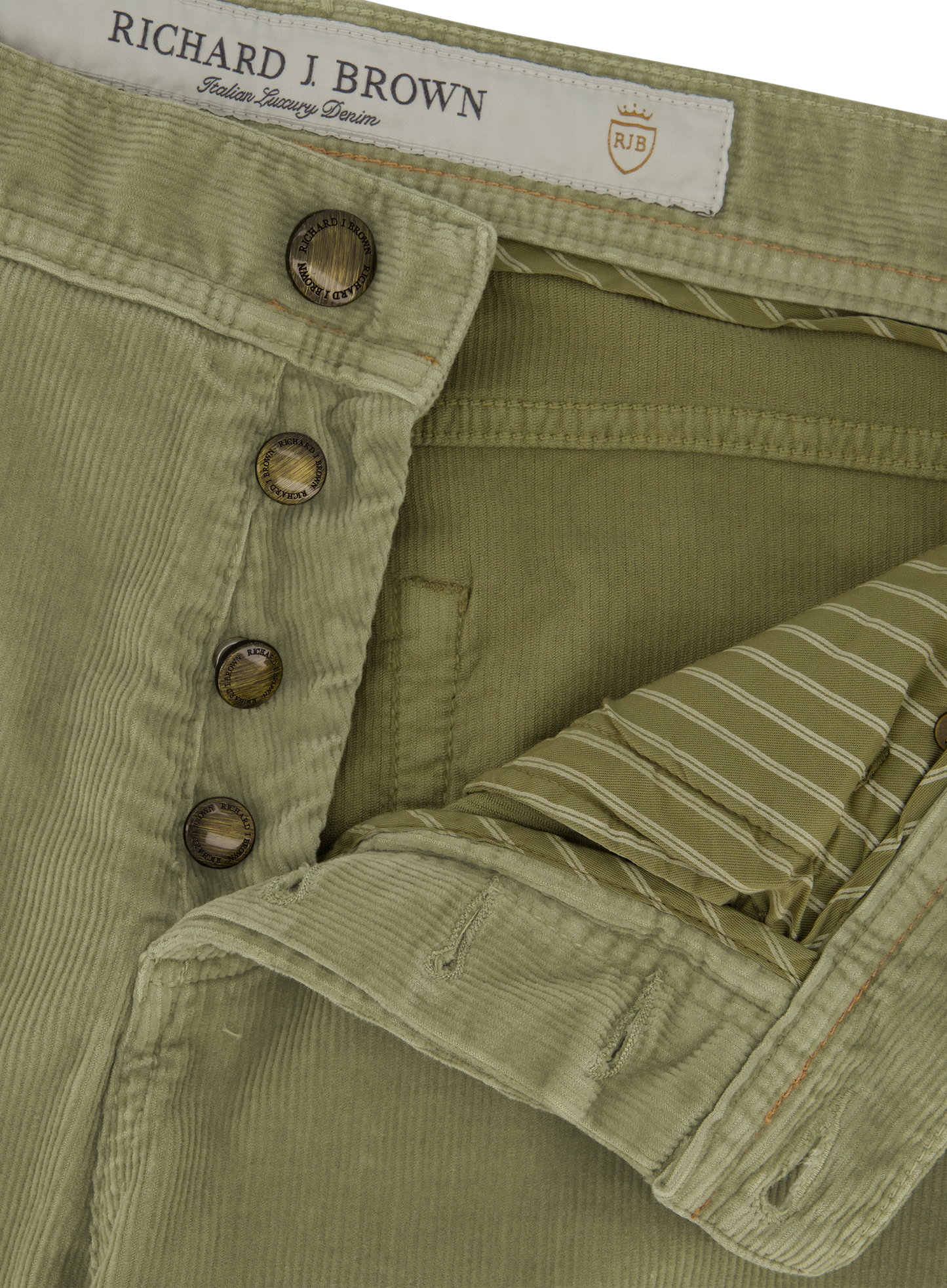 Tokyo 5-pocket Corduroyjeans | FULL_WIDTH | Groen
