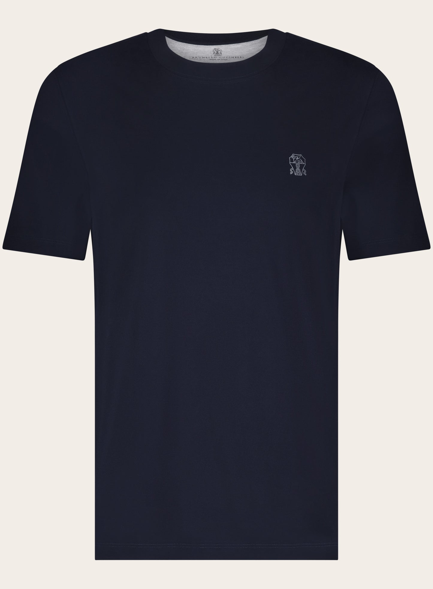 T-shirt van katoen | BLUE NAVY