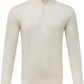 Half-zip vest van cashmere en zijde | Off-White