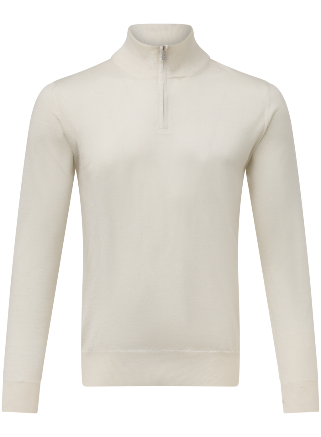 Half-zip vest van cashmere en zijde | Off-White