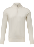 Half-zip vest van cashmere en zijde | Off-White