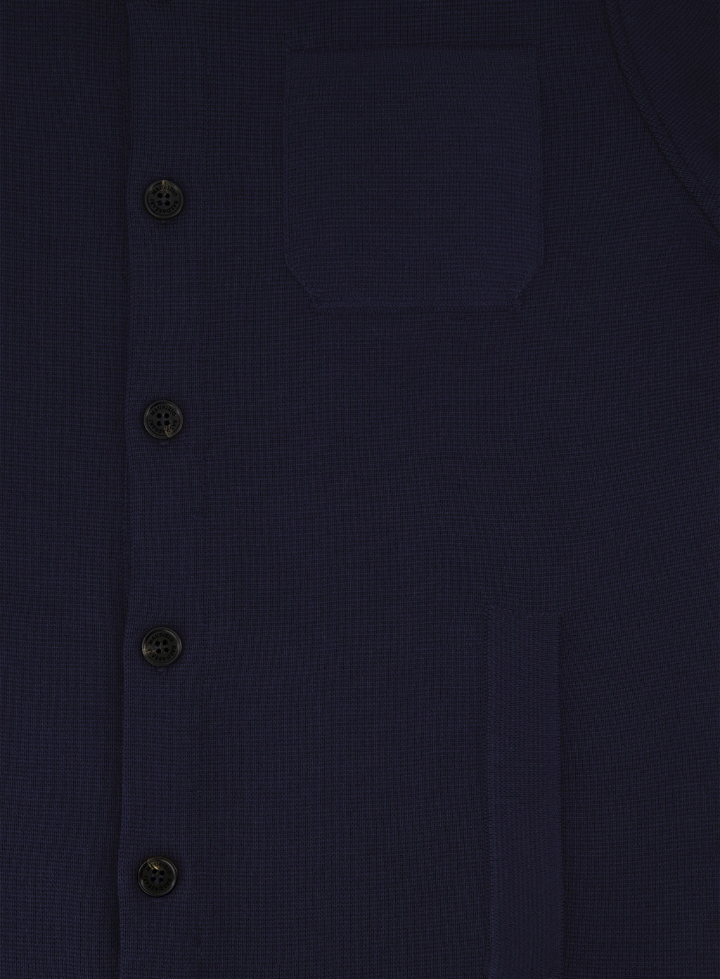Overshirt van scheerwol | BLUE NAVY