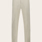 Slim-fit pantalon in linnen-blend | Beige