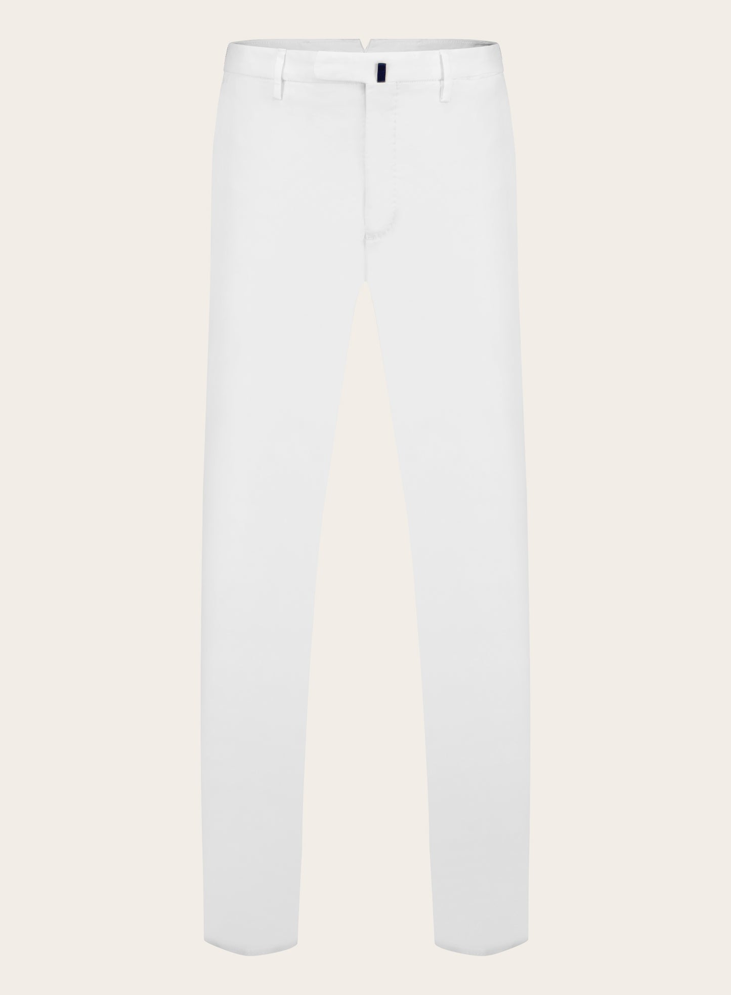 Slim-fit chino van katoen | Wit