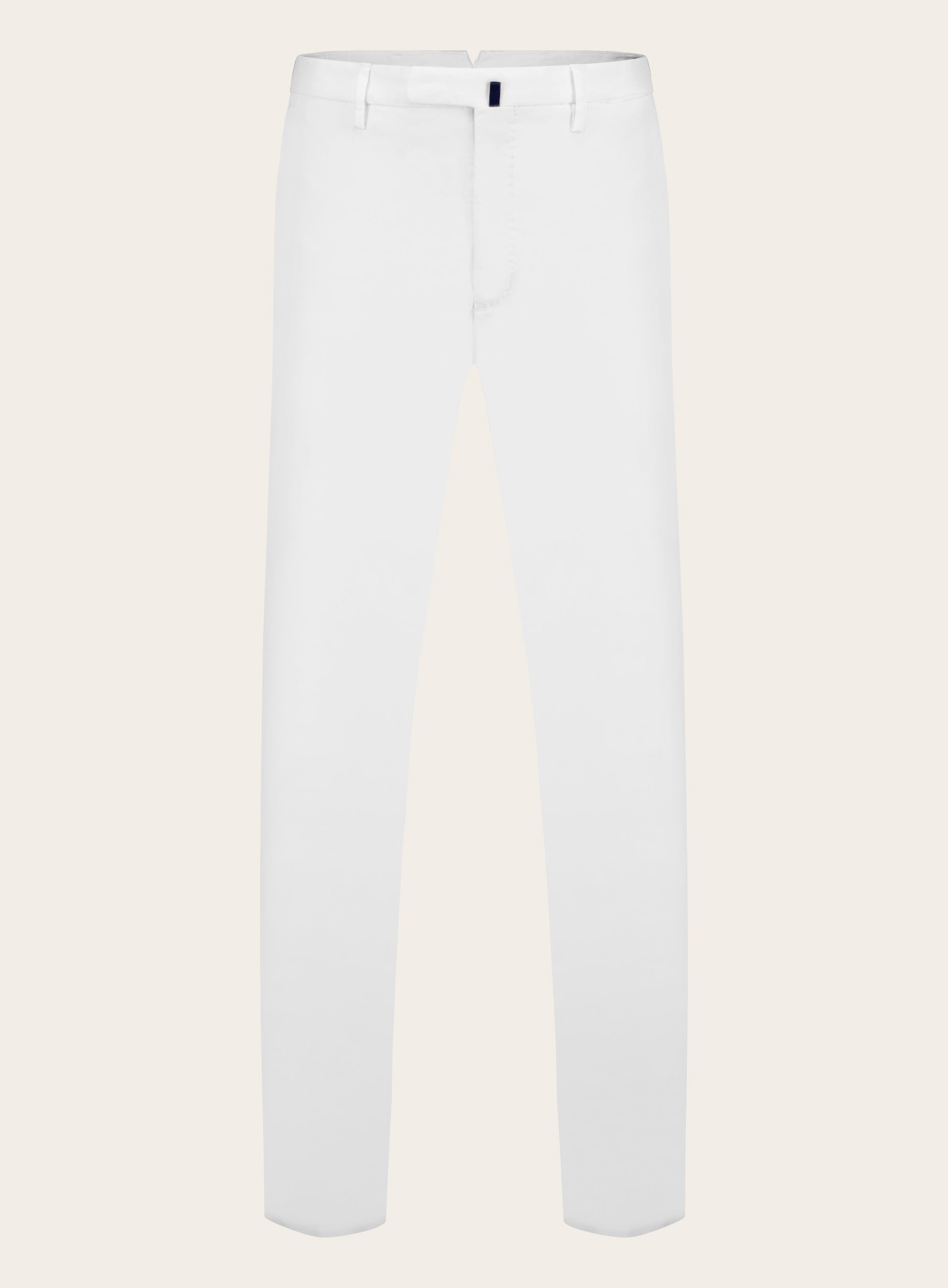 Slim-fit chino van katoen | Wit