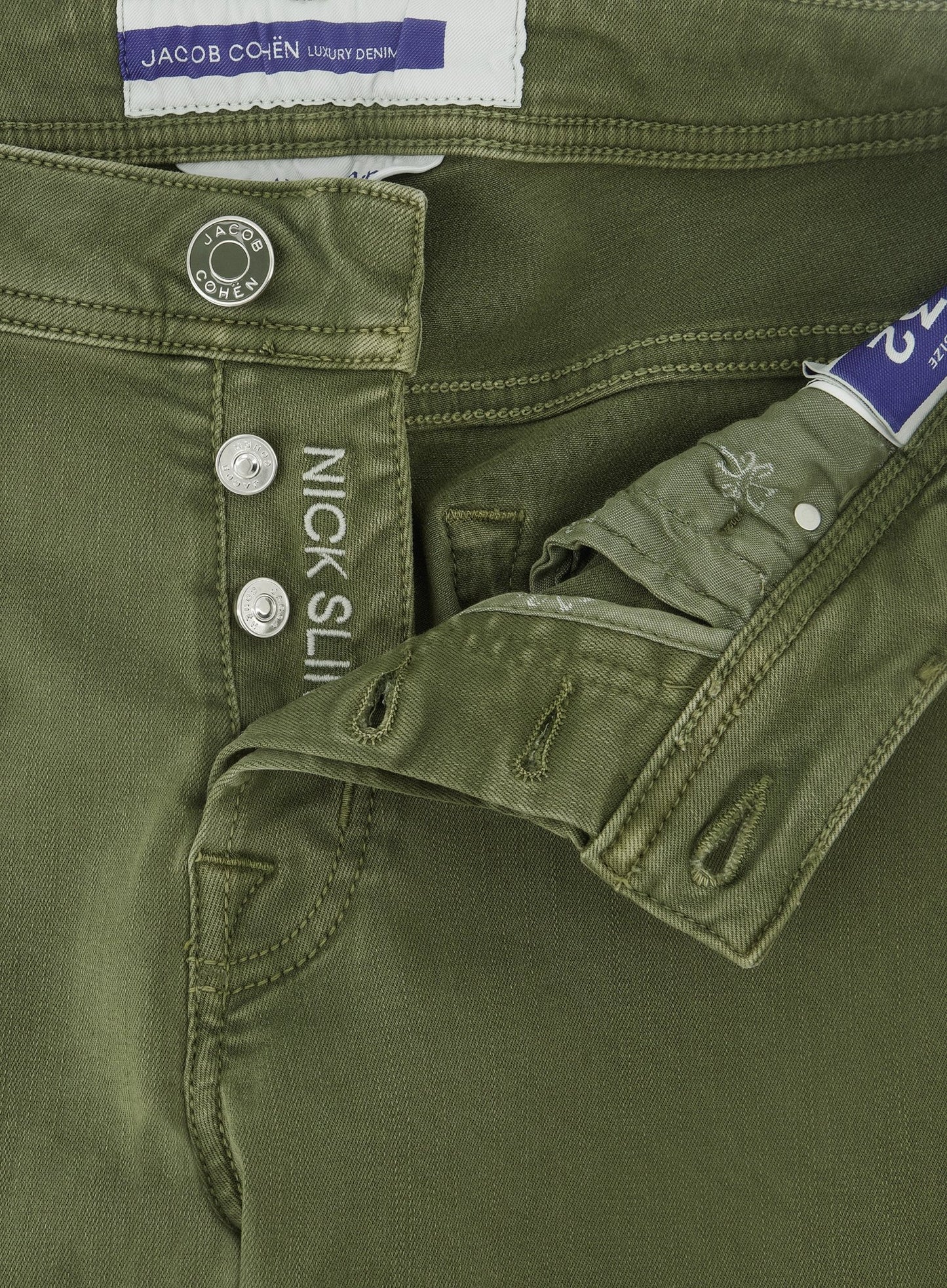 Nick Slim-fit jeans | Groen