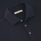 Poloshirt van cashmere | BLUE NAVY