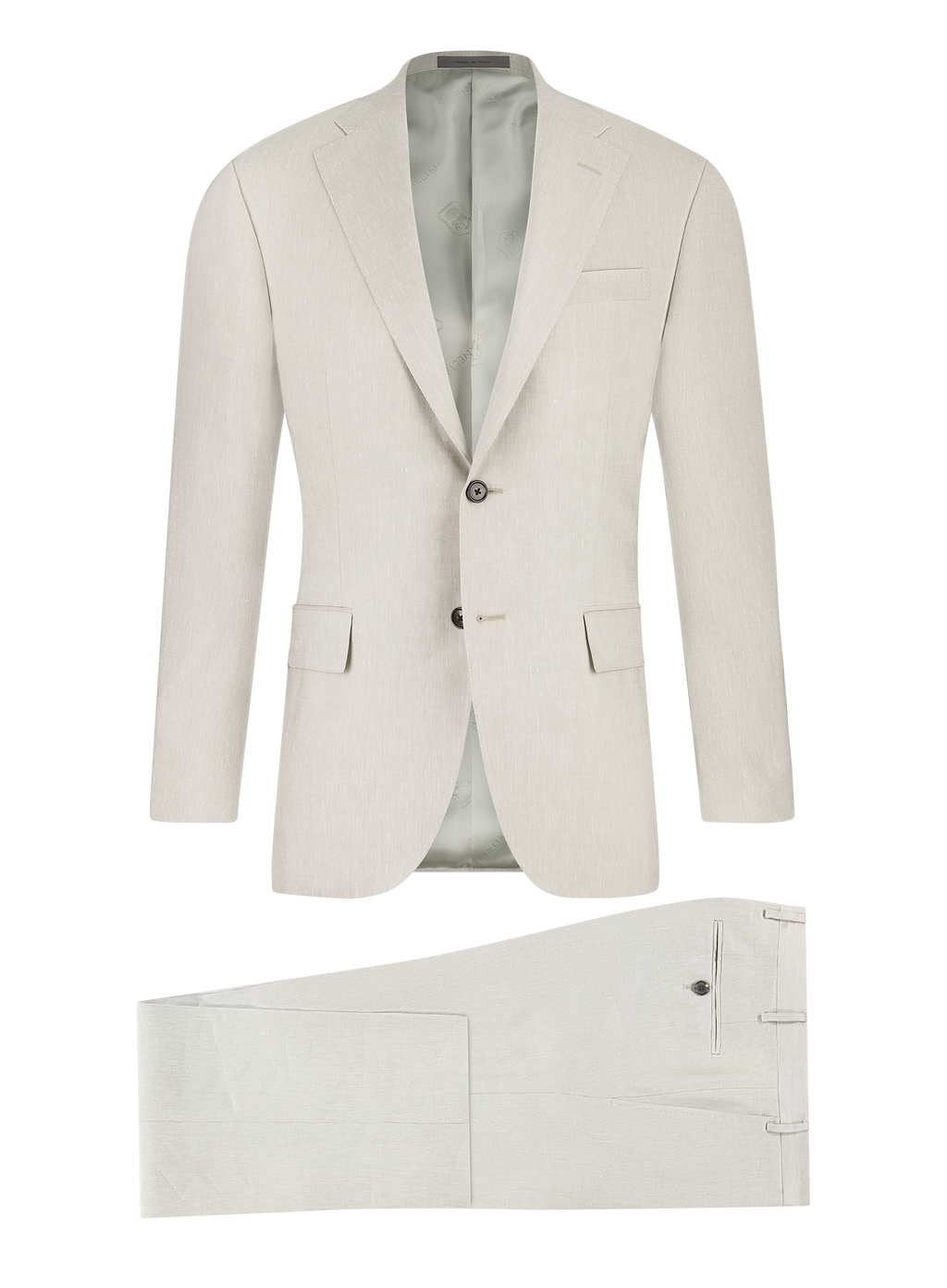 Pak van linnen en Virgin wol | Beige