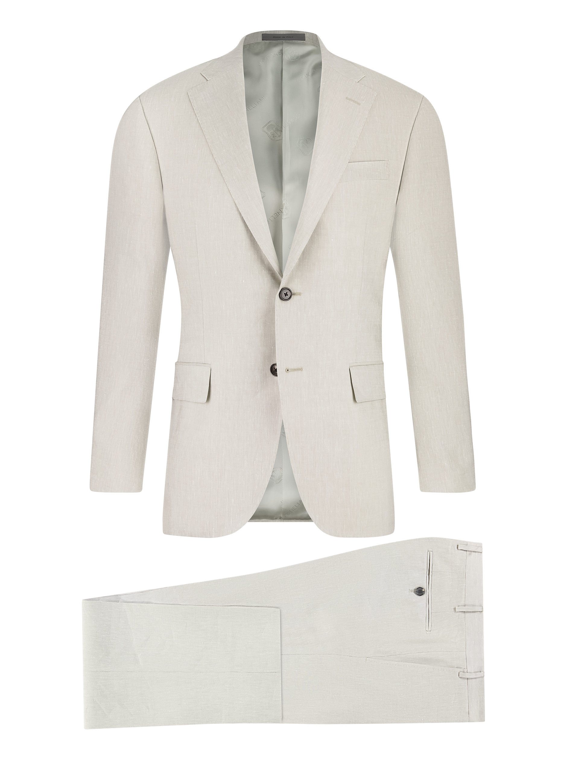 Pak van linnen en Virgin wol | Beige