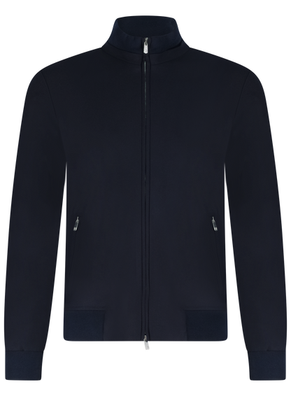 Ritsvest van wol en cashmere | BLUE NAVY