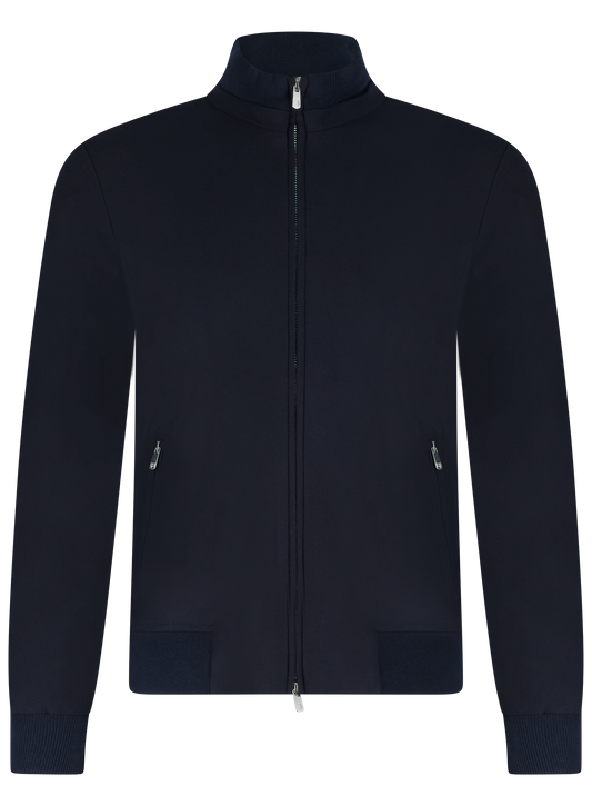 Ritsvest van wol en cashmere | BLUE NAVY