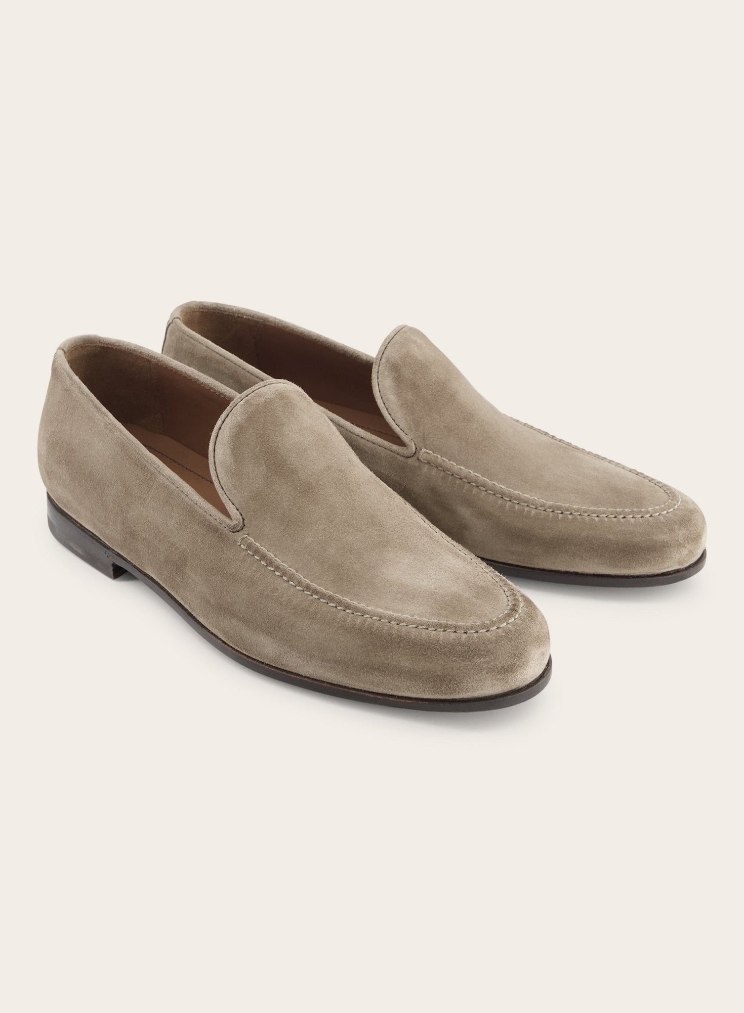 Suède loafers | TAUPE