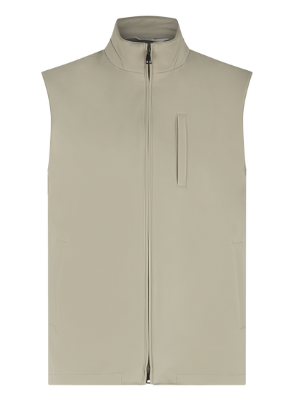Waterafstotende bodywarmer | GRIJS-BEIGE