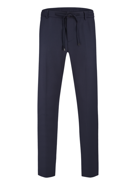 Spiaggia jog pantalon van wol | BLUE NAVY
