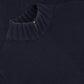 Ritsvest met opstaande kraag van cashmere | BLUE NAVY