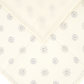 Pochet met print van wol en katoen | ROOM-WIT