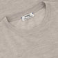 T-shirt van cashmere en zijde | Beige