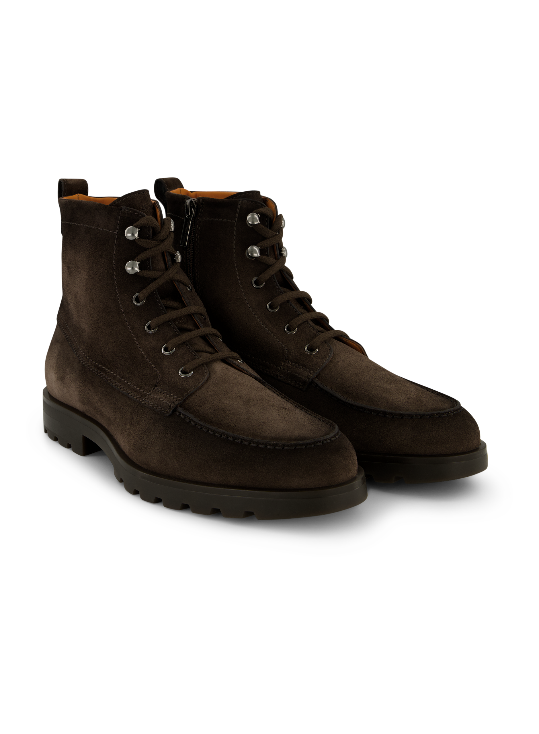 Veterboots van suède | D.Bruin
