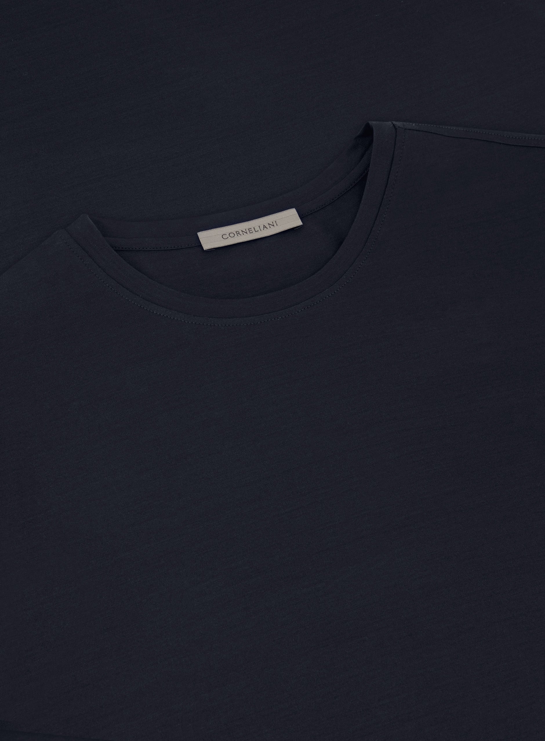 T-shirt van katoen | BLUE NAVY