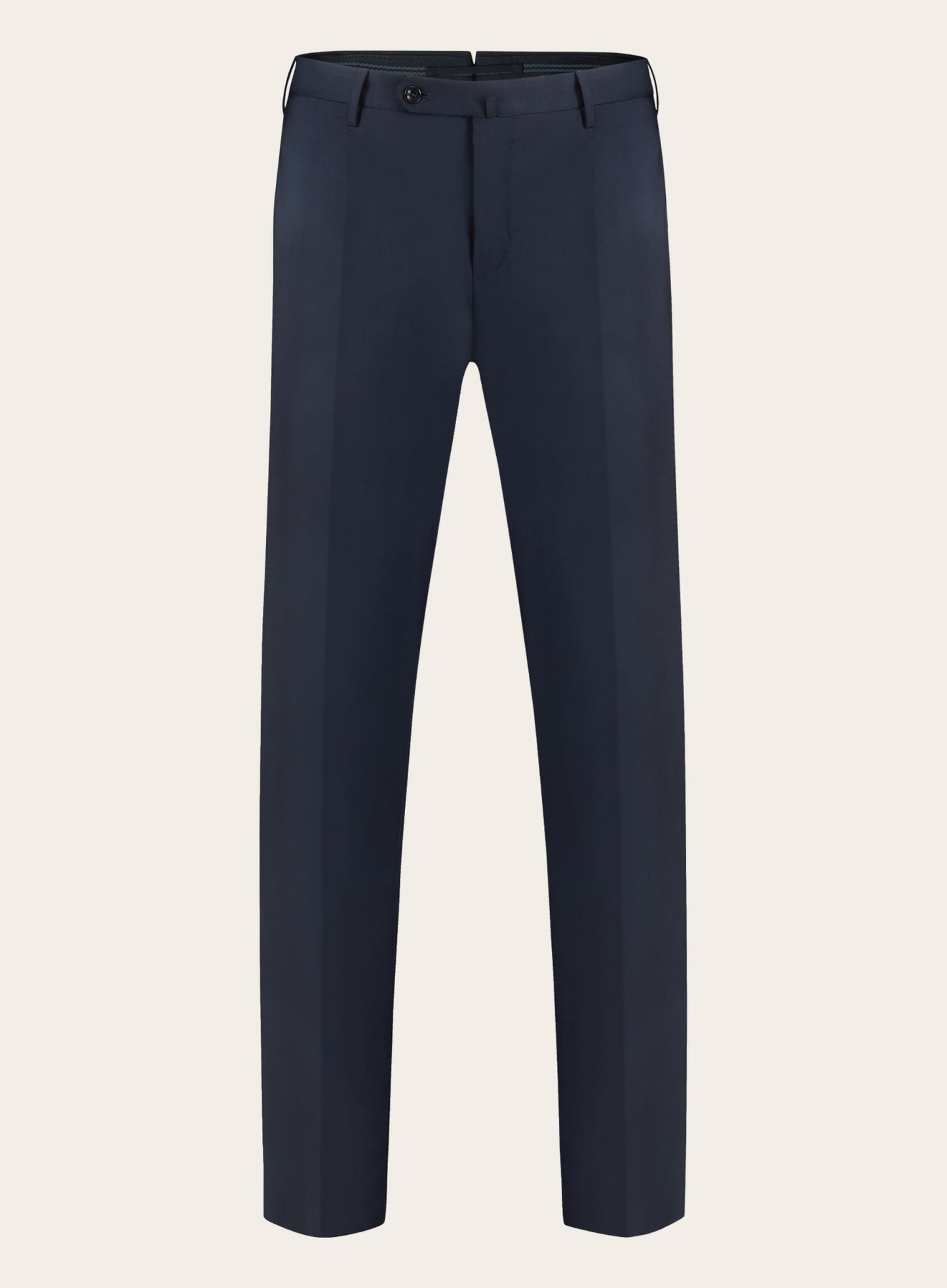 Slim-fit wollen pantalon | BLUE NAVY