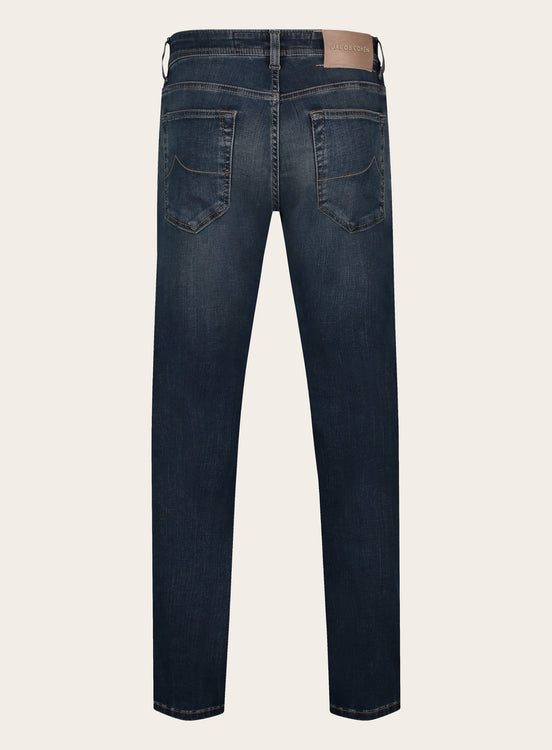 Nick Slim jeans met extra stretch | JEANS BLAUW