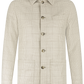 Shirt jacket van wol | TAUPE BEIGE
