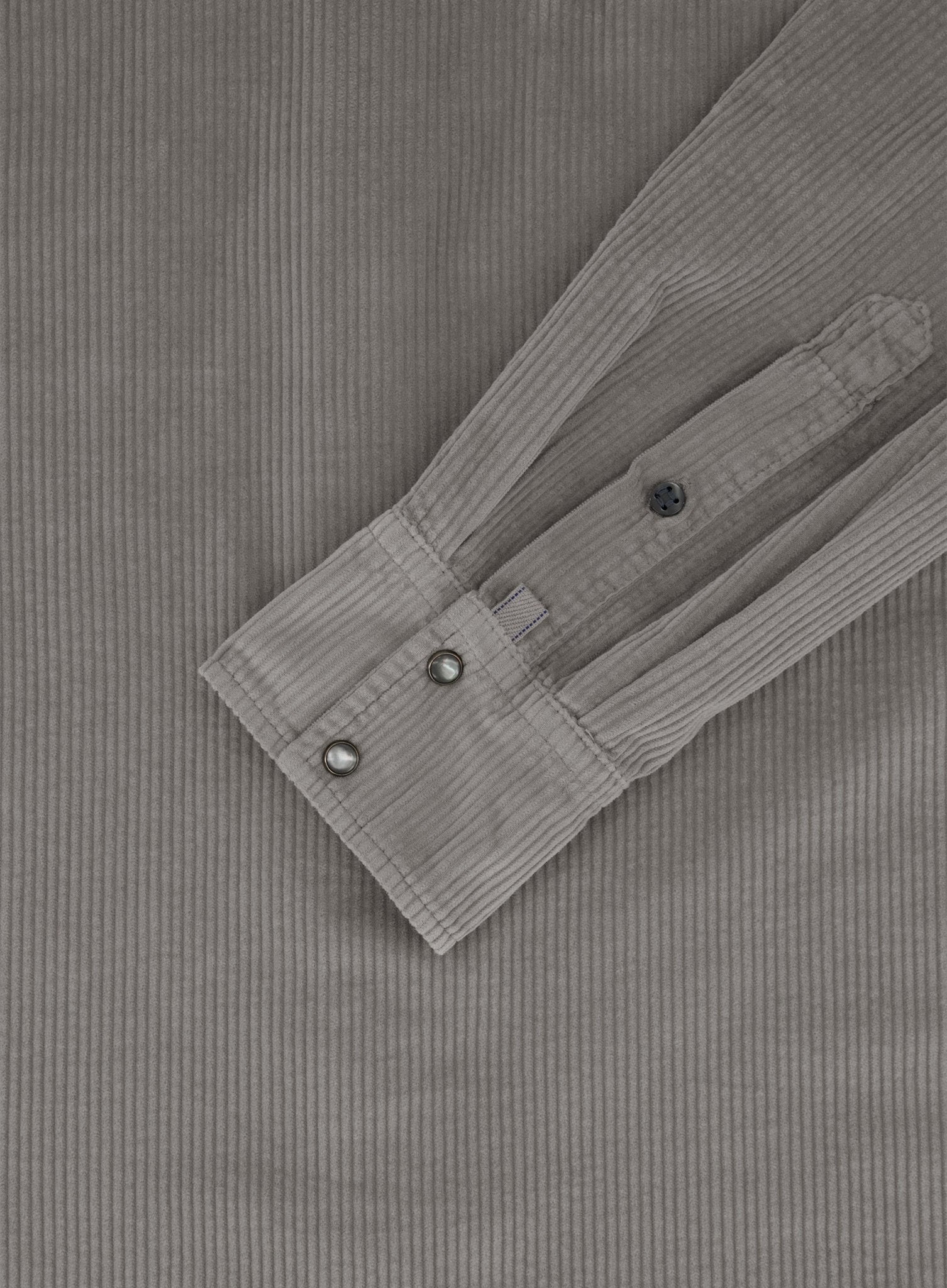 Corduroy overshirt van katoen | TAUPE