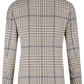 Glencheck jasje van wol en alpaca | Multicolor