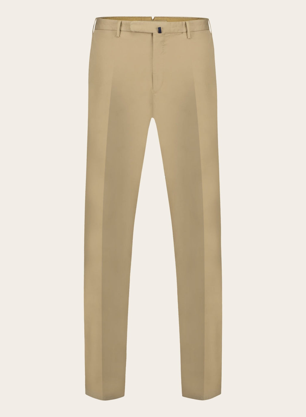 Slim-fit chino in stretch-katoen | Licht Bruin