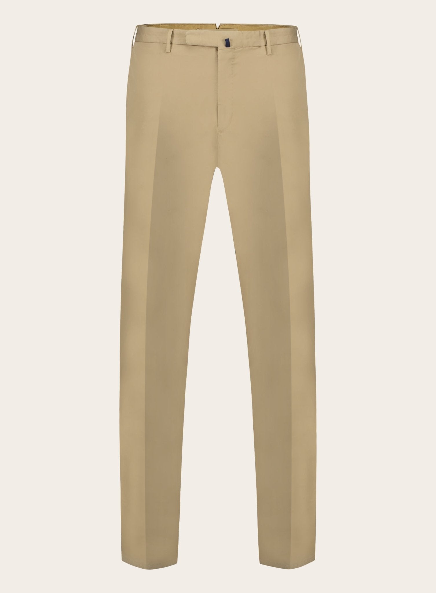 Slim-fit chino in stretch-katoen | Licht Bruin