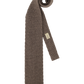 Knitted stropdas van wol | TAUPE