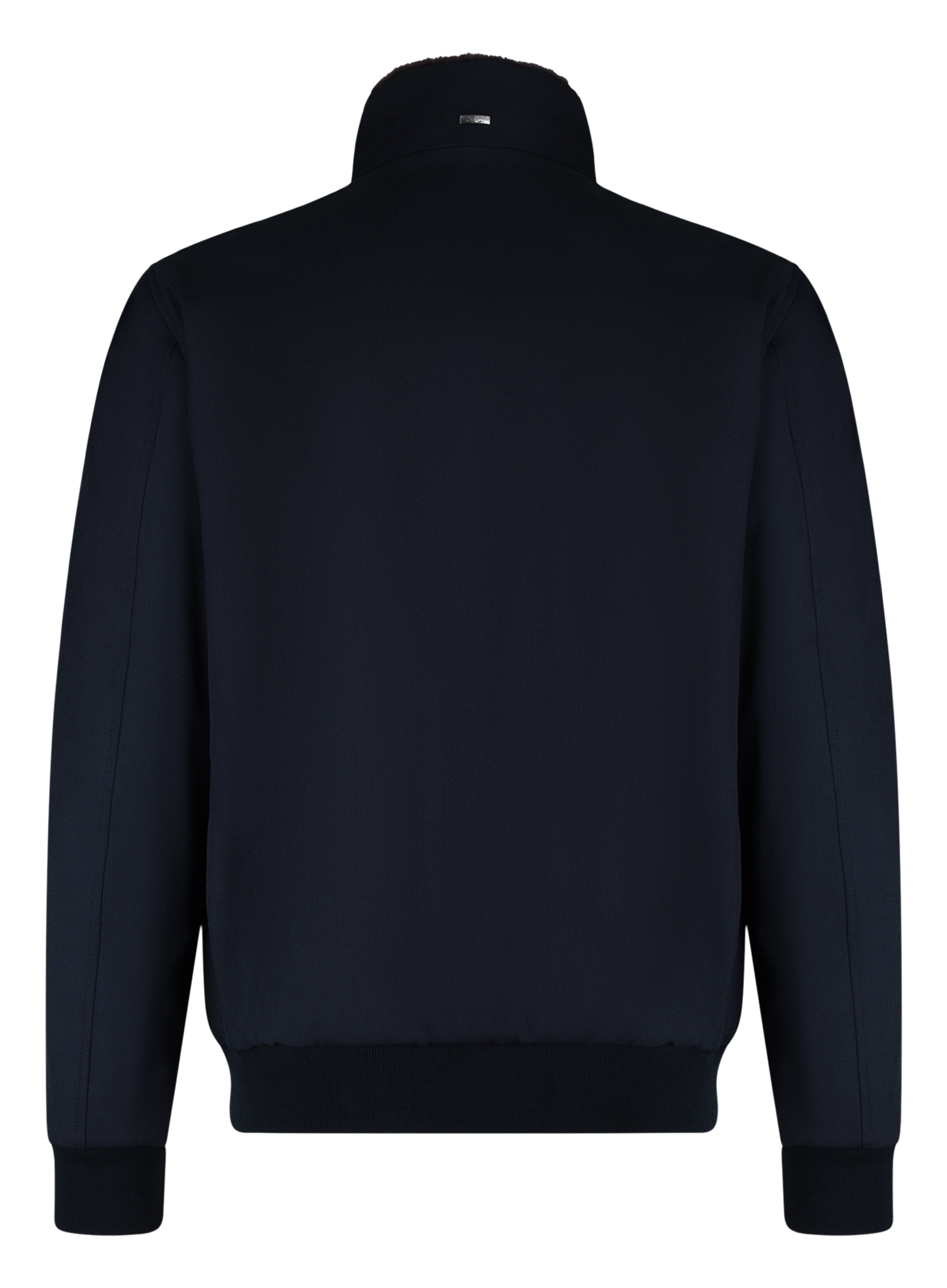 Bomberjack met opstaande kraag | D.blauw