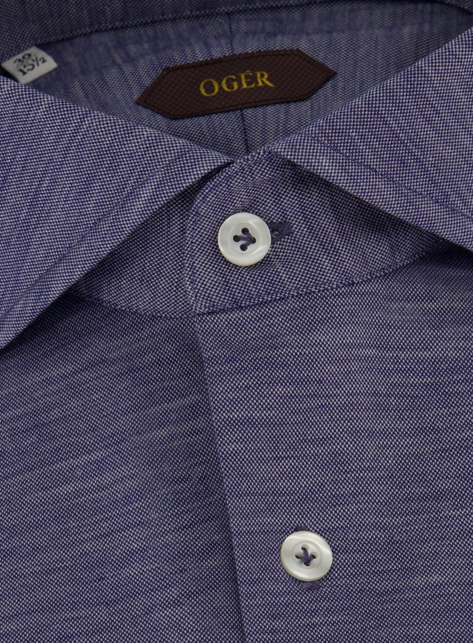 Shirt van wol | FULL_WIDTH | BLUE NAVY