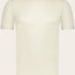 Slim-fit linnen T-shirt | Beige