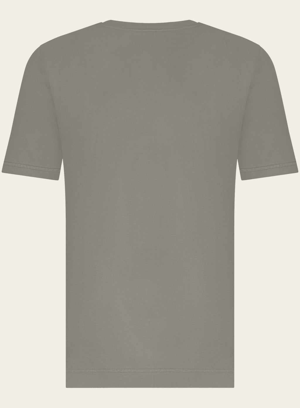 T-shirt met korte mouw van katoen | Bruin