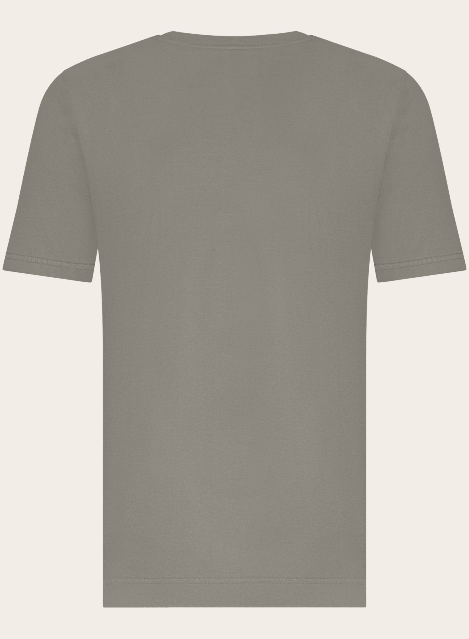 T-shirt met korte mouw van katoen | Bruin