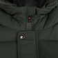 Gewatteerde jas met capuchon | FULL_WIDTH | Groen