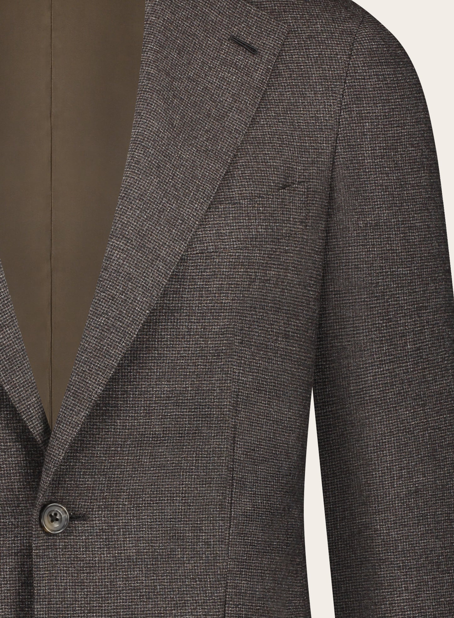 Slim-fit jasje | Bruin