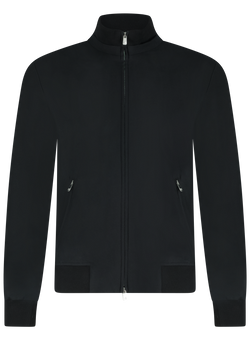 Bomberjack van cashmere | Zwart