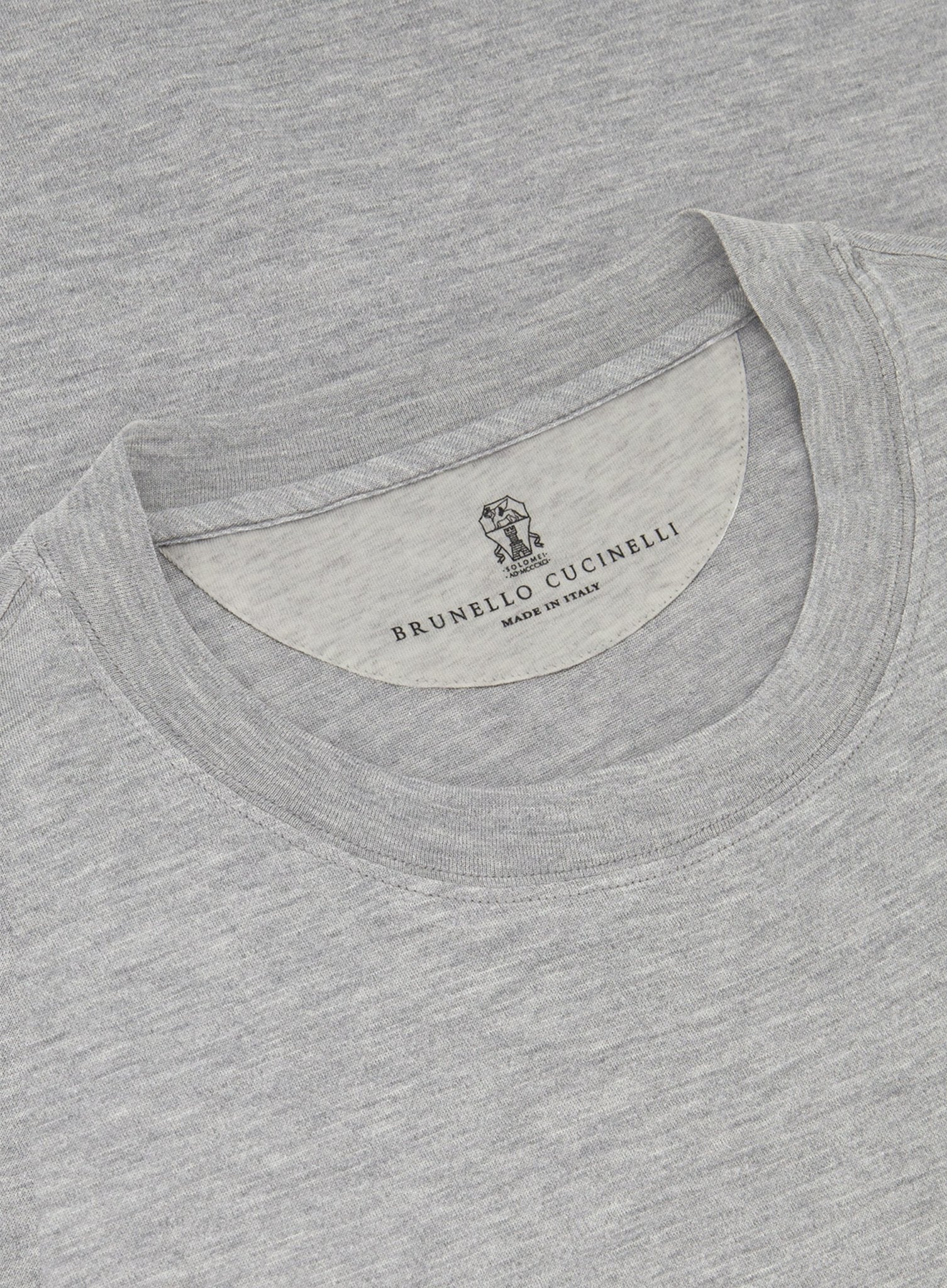 T-shirt van katoen | FULL_WIDTH | Grijs
