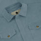 Rocco overshirt van suède | Blauw