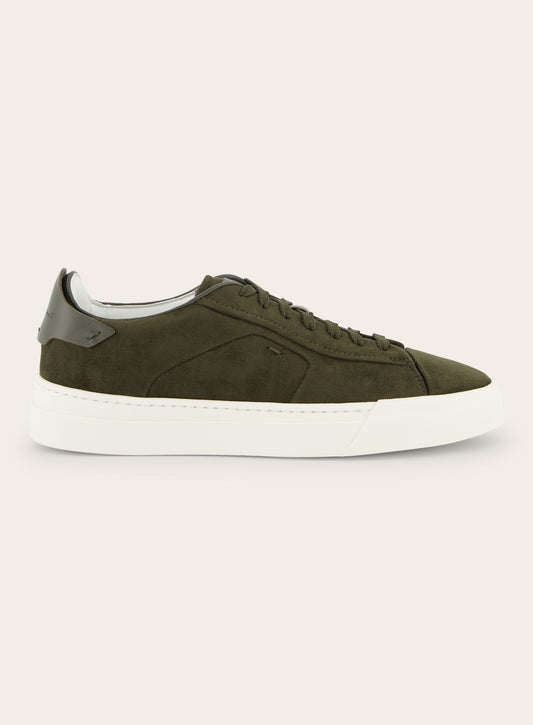 Sneaker van suede | D.Groen