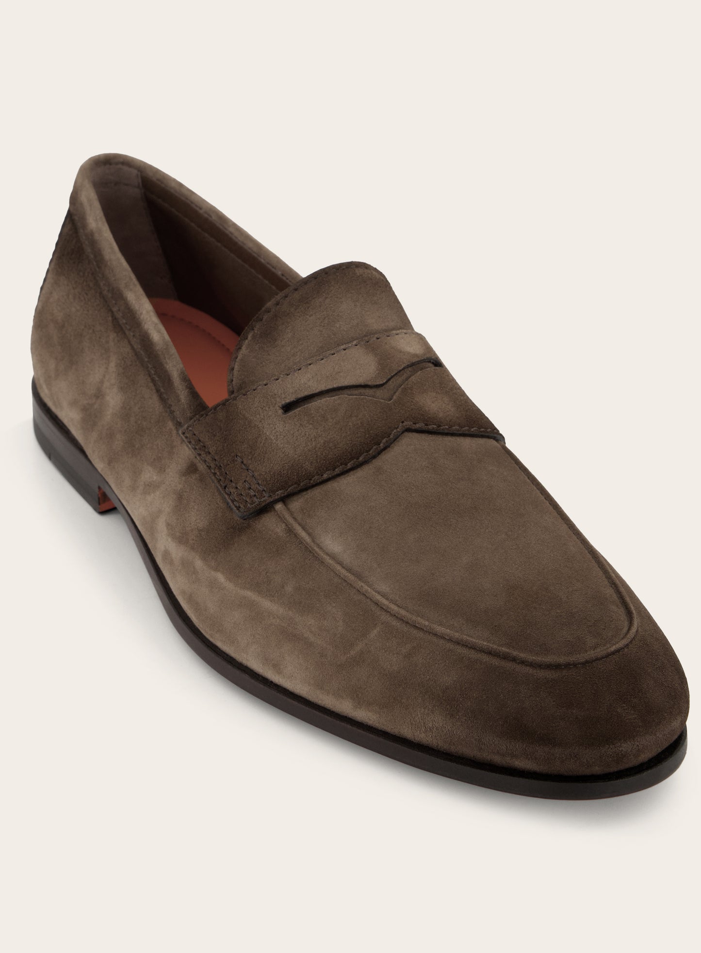 Penny loafers van suède | Bruin