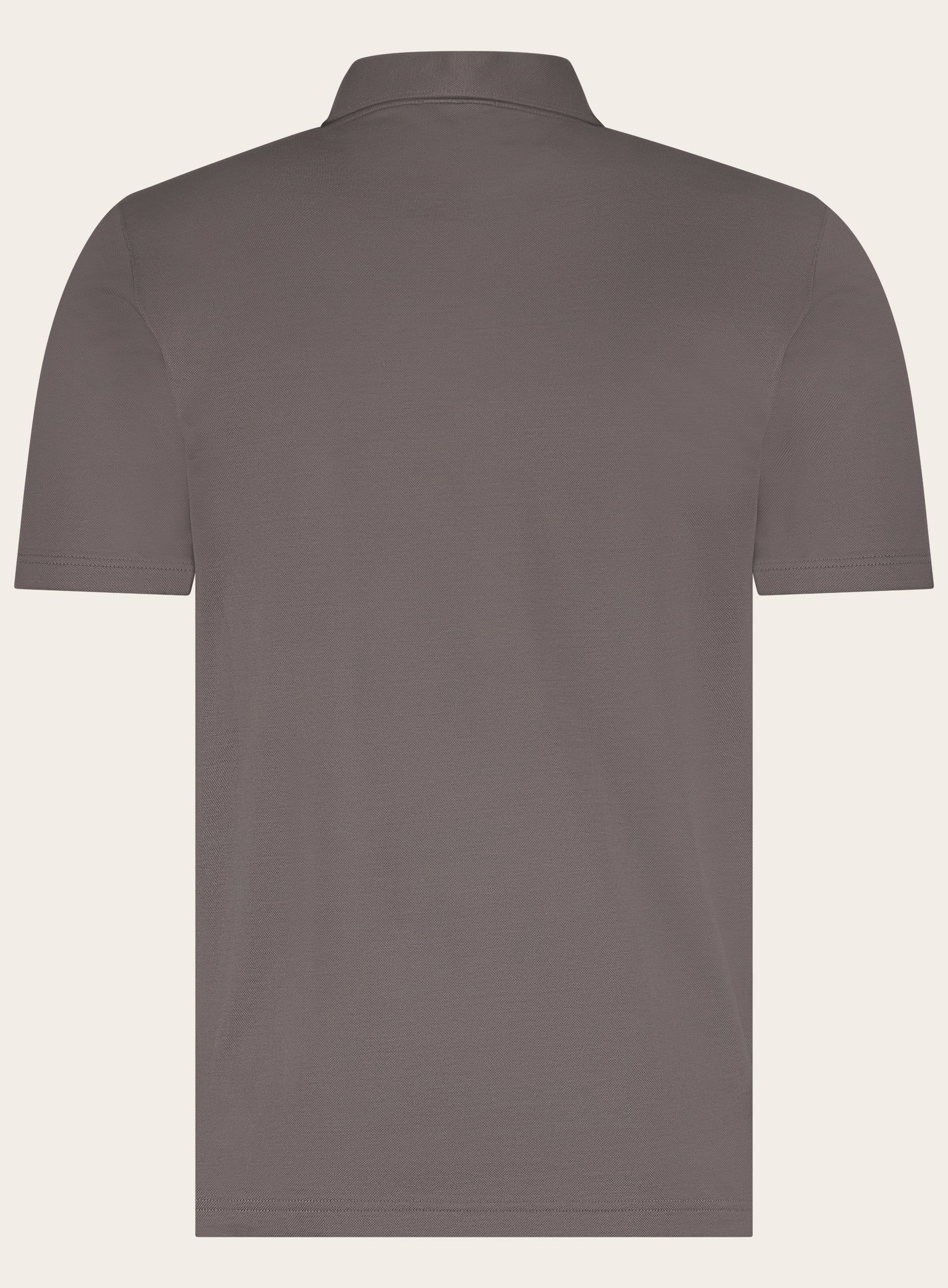 Poloshirt van katoen | TAUPE