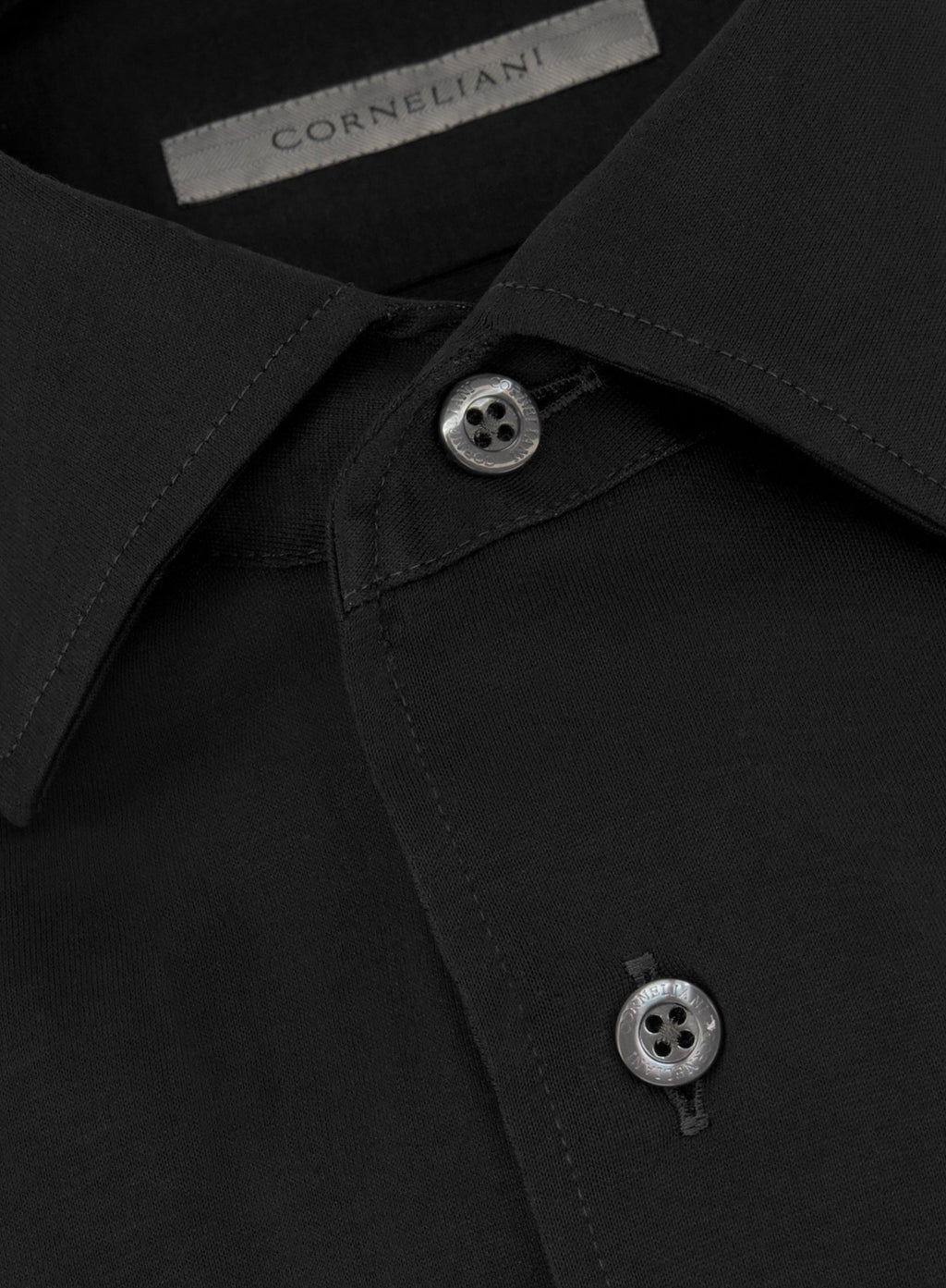 Shirt van katoen | FULL_WIDTH | Zwart