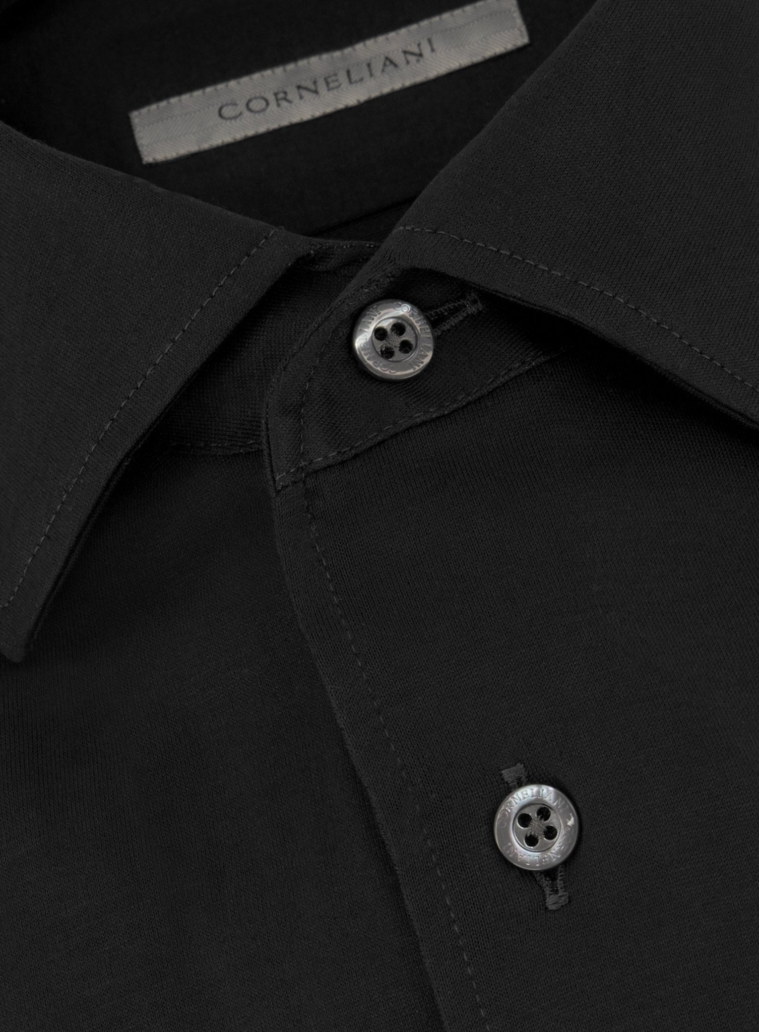 Shirt van katoen | FULL_WIDTH | Zwart