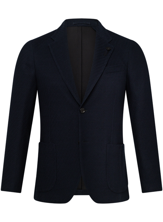 Jasje van wol en katoen | BLUE NAVY