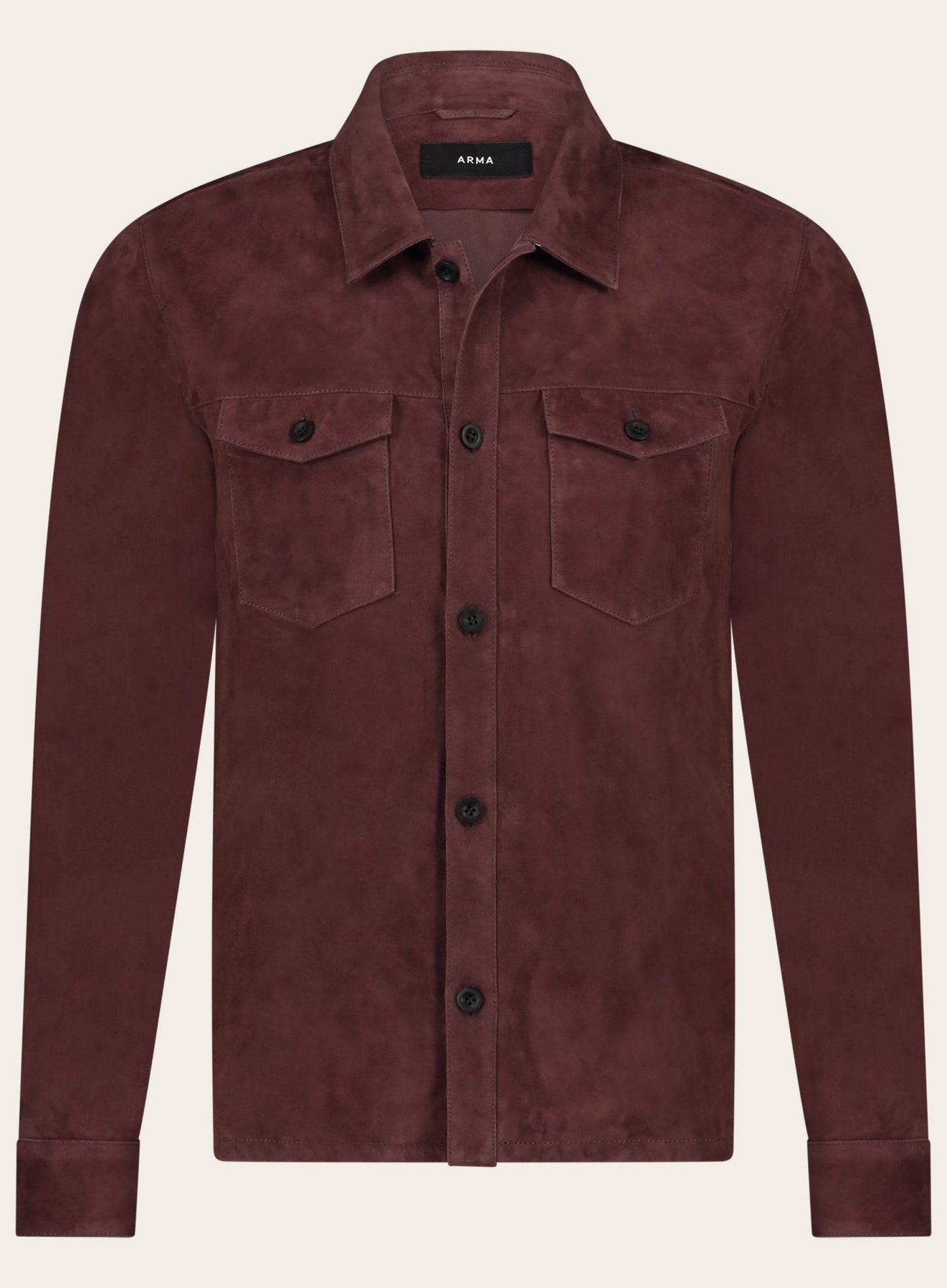 Dex overshirt van suėde | Bordeaux