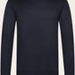 Slim-fit Argentina trui van cashmere en zijde | BLUE NAVY